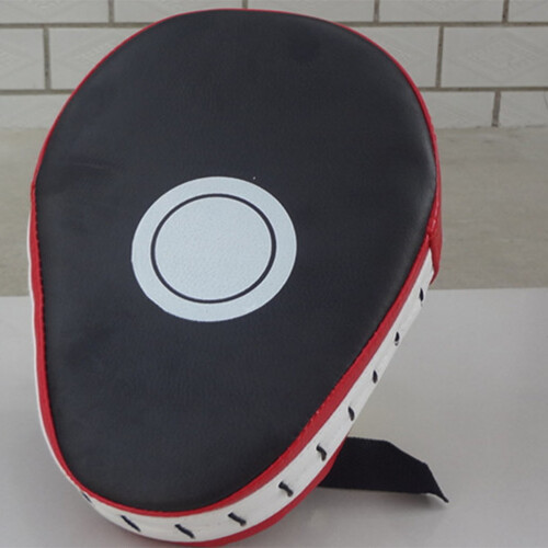2 Stück Box-Handpads, 25  19  4,5 cm, Schwarz/Rot