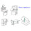 Electric Recliner Chair Sofa Replacement Button Lift Hand Control Handset USB Charging Interface Wired Remote Control 6