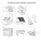 Electric Recliner Chair Sofa Replacement Button Lift Hand Control Handset USB Charging Interface Wired Remote Control 9