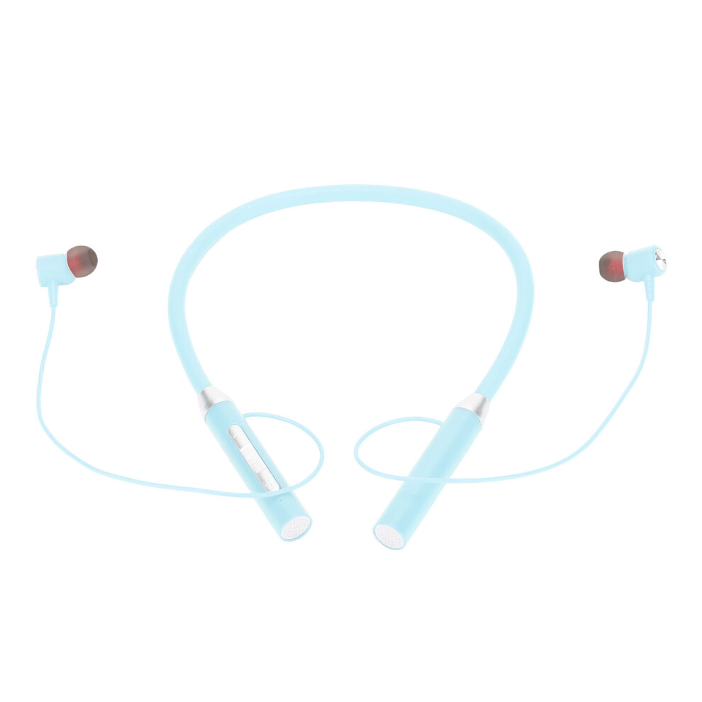 Neckband Earbuds Wireless Tooth 5.2 Ipx5 Waterproof Stereo Ergonomic Enhanced Bass Neckband Magnetic Headphones Blue 4021319342458