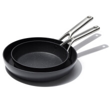 Oxo Professional 8 """" et 10 """" La pole frire Sett Hard Anodis Cramique antiadhsive Ustensiles de cuisine PFAS sans acier inoxydable inducti