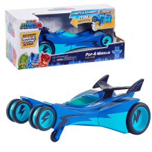 PJ Masks Pop-A-Wheelie Cat-Car PJ Masks Vehicle with Lights and Sounds Kids Toys for Ages 3 Up by Just Play