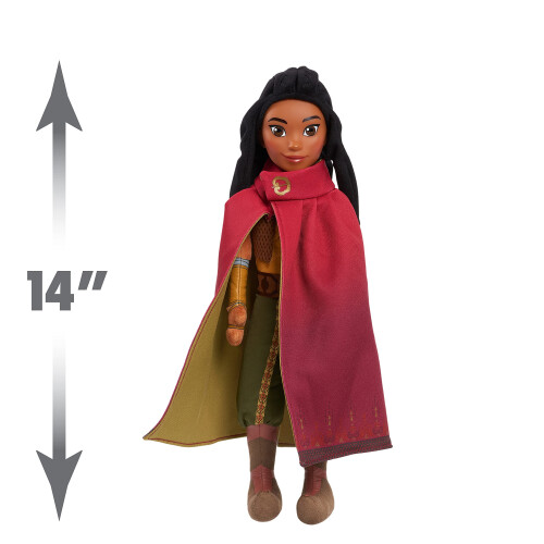 Disney's Raya and the Last Dragon Talking Raya 14-Inch Interactive Plush with Removable Cape 2