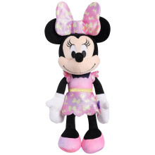 Disney Junior Minnie Mouse Fashion Bow 14-inch Pluche Dier met Licht en Geluid, Speelgoed voor Kinderen 3+