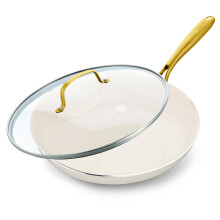GreenPan Swift 30 cm Keramische Anti-aanbak Koekenpan met Deksel, PFAS & PFOA-vrij Gezond Koken
