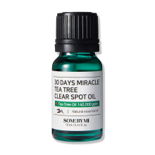 SOME BY MI 30 Days Miracle Tea Tree Clear Spot Oil  0,33 oz 10 ml  Hergestellt aus Teebaumblattwasser fr empfindliche Haut  Beruhigt schnell