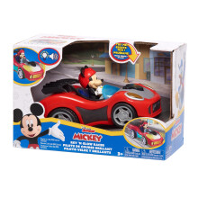 Mickey Mouse Rev 'n Go Vehicles with Lights and Sounds Mickey's Car Mickey Mouse Phrases Kids Toys for Ages 3 Up by Just Play