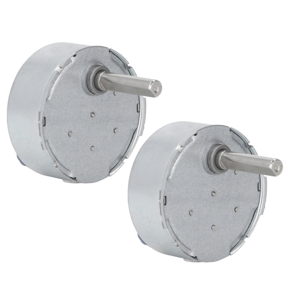 2 Pcs Ac Synchronous Motor 50Tyc 5 To 6 Rpm Ccw Cw Large Torsion Low Noise Turntable Motor Ac100â127V 8131319343921