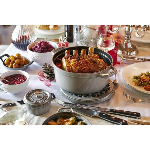 STAUB Valurauta Roaster/Cocotte Pyöreä 26 cm 5 L Grafiitinharmaa 2