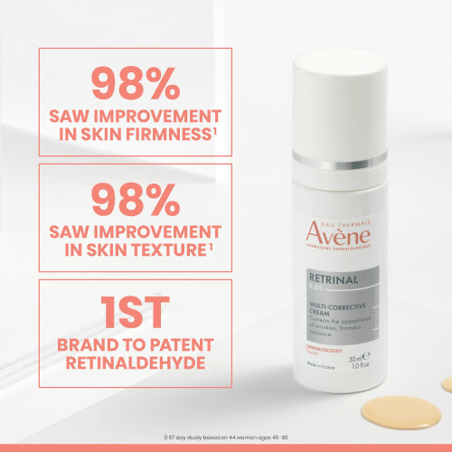 Avne Retrinal 0,05% Multi-Corrective Cream anti-aging ansiktskrm driven av retinaldehyd 1 Fl Oz 2