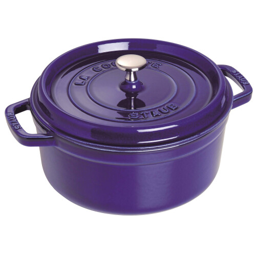 Staub 40510-283-0 Cocotte Round 24 cm Blu scuro