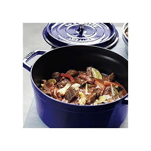 Staub 40510-283-0 Cocotte Round 24 cm Blu scuro 2