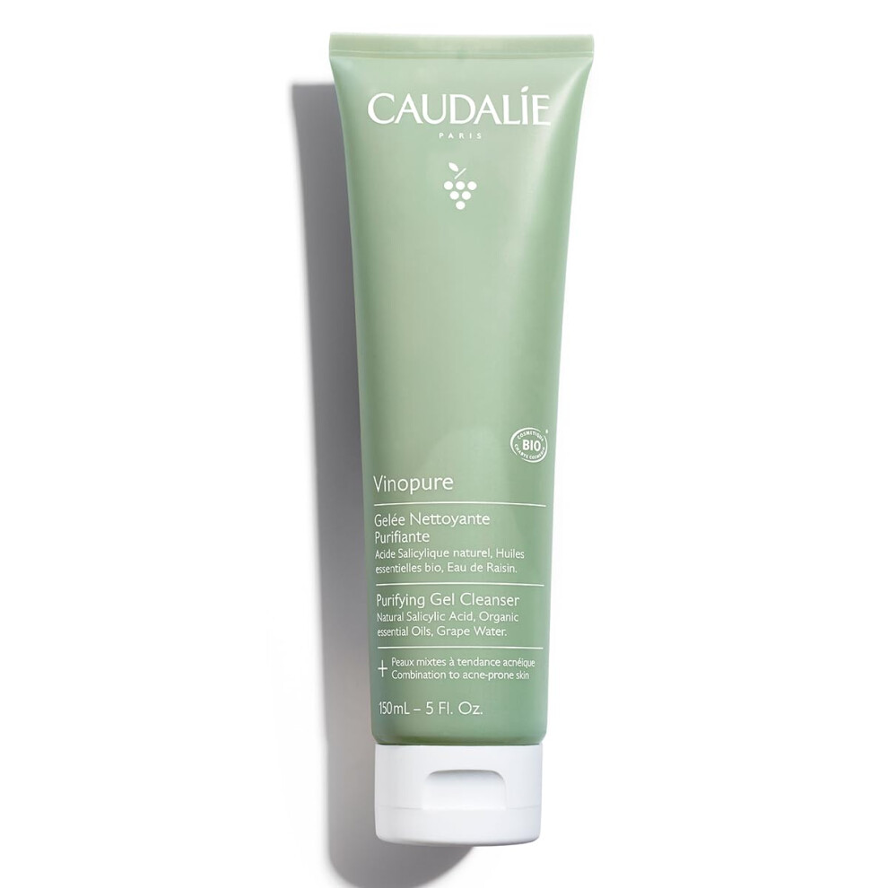 Caudalie Vinopure Pore Purifying Gel Cleanser with Natural Salicylic Acid  5.1 Ounce