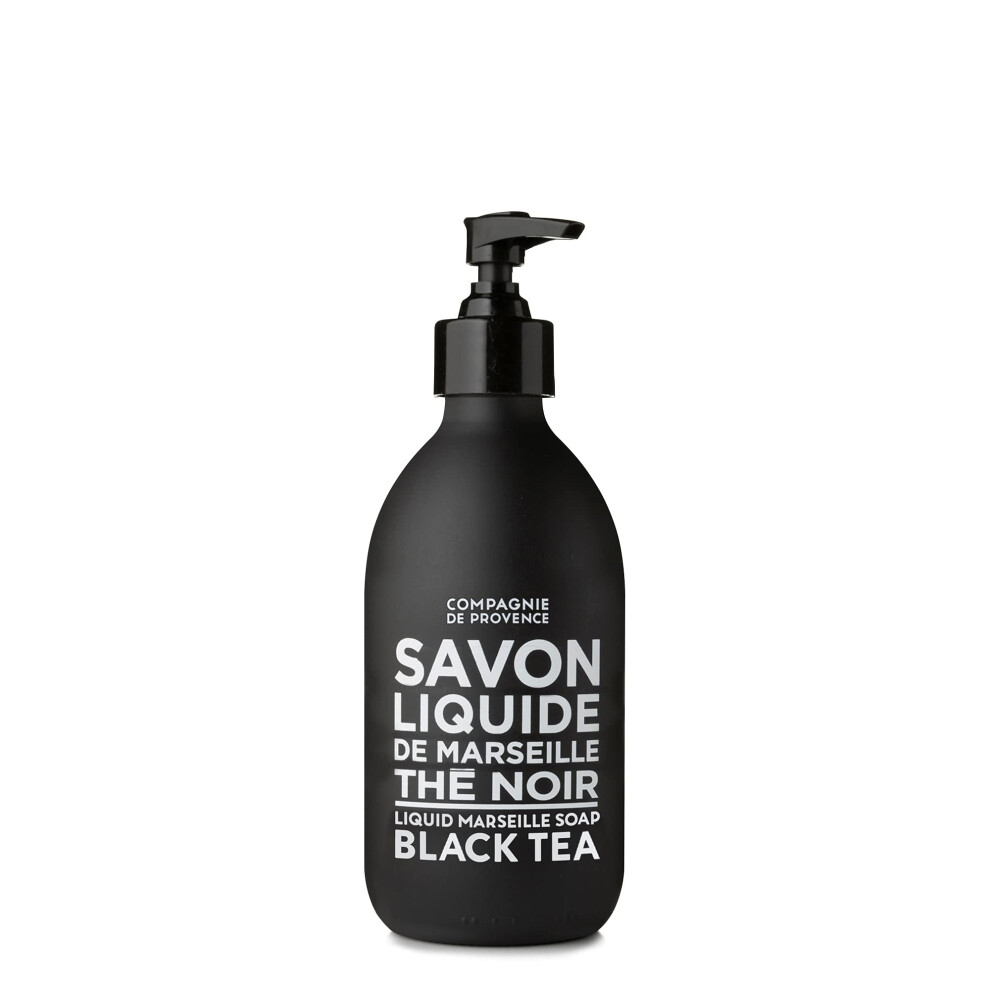 Compagnie De Provenc Black Compagnie De Provence Savon De Marseille Liquid Soap - Tea - 10 Fl Oz Glass Pump Bottle