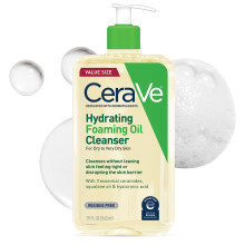 CeraVe Hydraterende Schuimende Olie Reiniger | Vochtinbrengende Olie Reiniger voor Gezicht en Lichaam