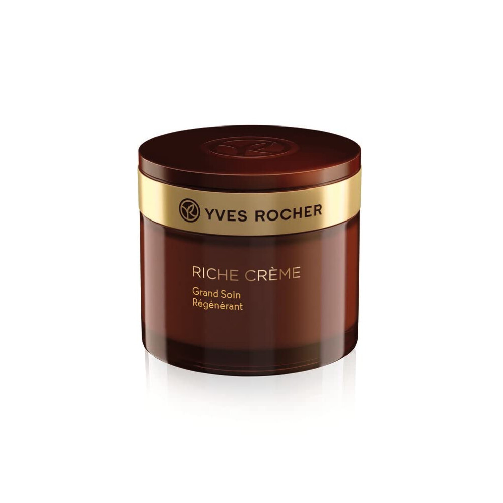 Yves Rocher Cream Face Moisturizer Riche Crme Aging And Mature Skin Day & Night With Precious Oils For Mature Skin + Dry Skin For Smooth And H