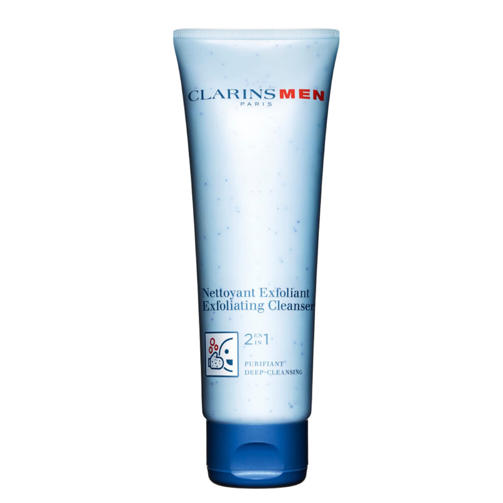 Clarins Clarinsmen Exfoliator Cleanser | Exfoliating Face Wash For Men | Deeply Cleanses Impurities And Clears Out Clogged Pores | Contains Salicylic Aci
