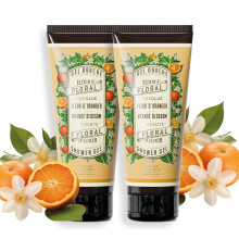 Panier des Sens Duo Orange Blossom Moisturizing Body Wash fr Frauen und Mnner Sanftes Duschgel mit 95 % natrlichen Inhaltsstoffen fr normale,