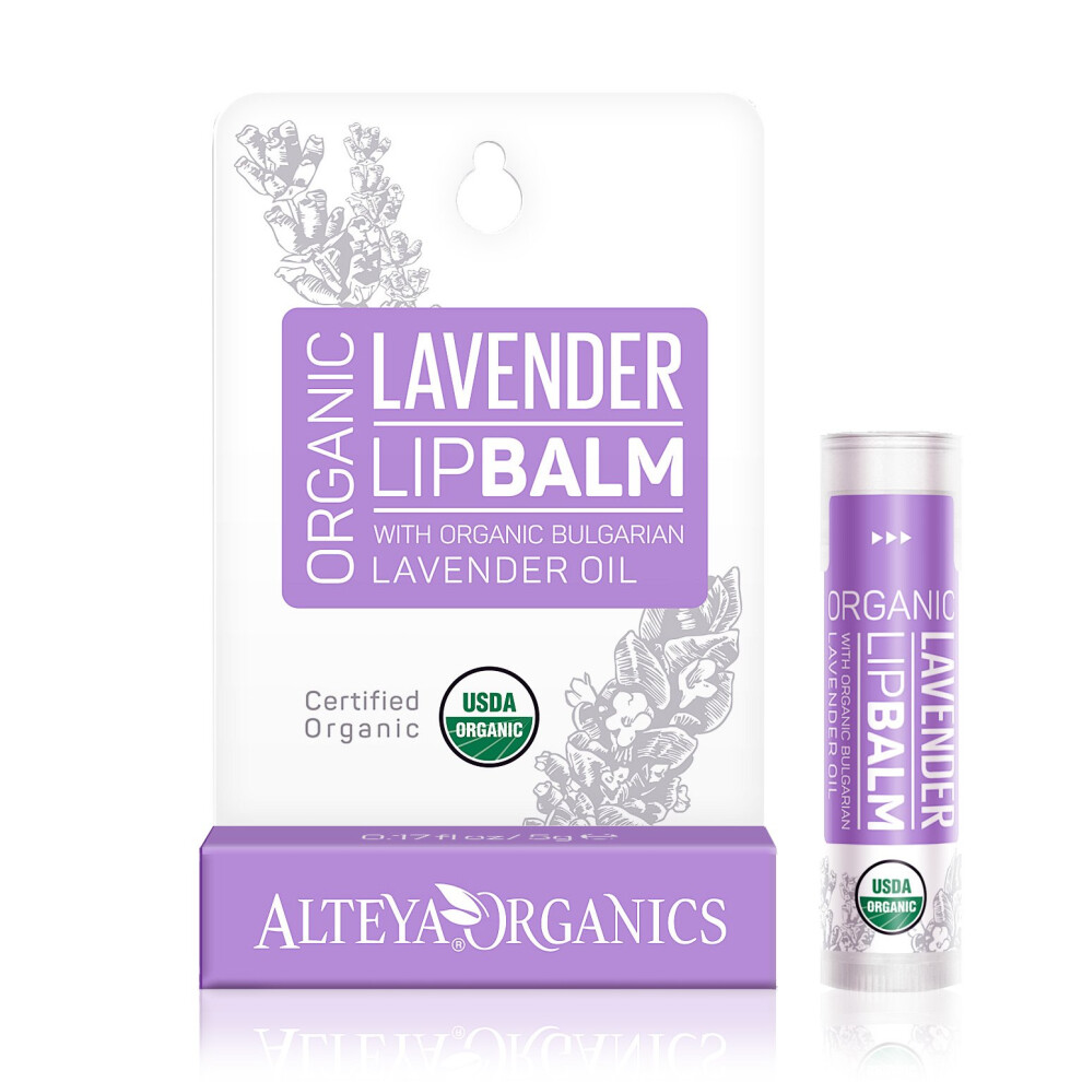 Alteya Organics Lavender Alteya Usda Organic Bulgarian Lip Balm - 0.17 Oz/ 5 G