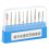 10 Stück Dental-Polierbohrer-Set, Edelstahl 15