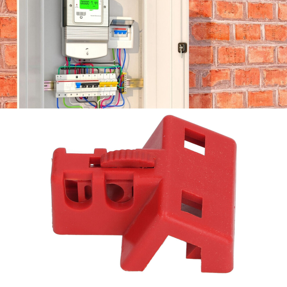 Double Pole Circuit Breaker Lockout Reinforced Nylon Fireproof Insulated 60X48x30mm Electrical Lockout Tagout Breaker Lock 5081319345742