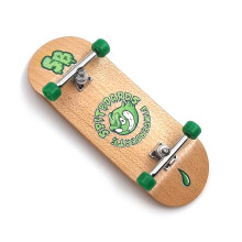SPITBOARDS 34mm x 96mm Complete Pro Fingerboard Set-Up | Echt Houten Deck | Pro Trucks met Lock-Nuts