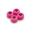 SPITBOARDS Gribebr?t Lejehjul CNC Polyurethan S?t med 4 Pink 2