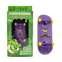SPITBOARDS 34mm x 96mm Pro Gribebr?t ops?tning (komplet) | ?gte tr?d?k | Pro Trucks med l?sem?trikker og Pro-b?sninger | Polyurethan Pro hjul med
