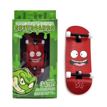 SPITBOARDS 34mm x 96mm Pro Gribebr?t ops?tning (komplet) | ?gte tr?d?k | Pro Trucks med l?sem?trikker og Pro-b?sninger | Polyurethan Pro hjul med