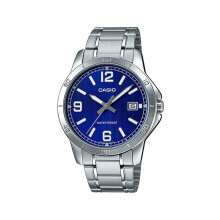 Casio MTP-V004D-2BUDF Analog Kvarn Silver Rostfritt Stål Herrklocka