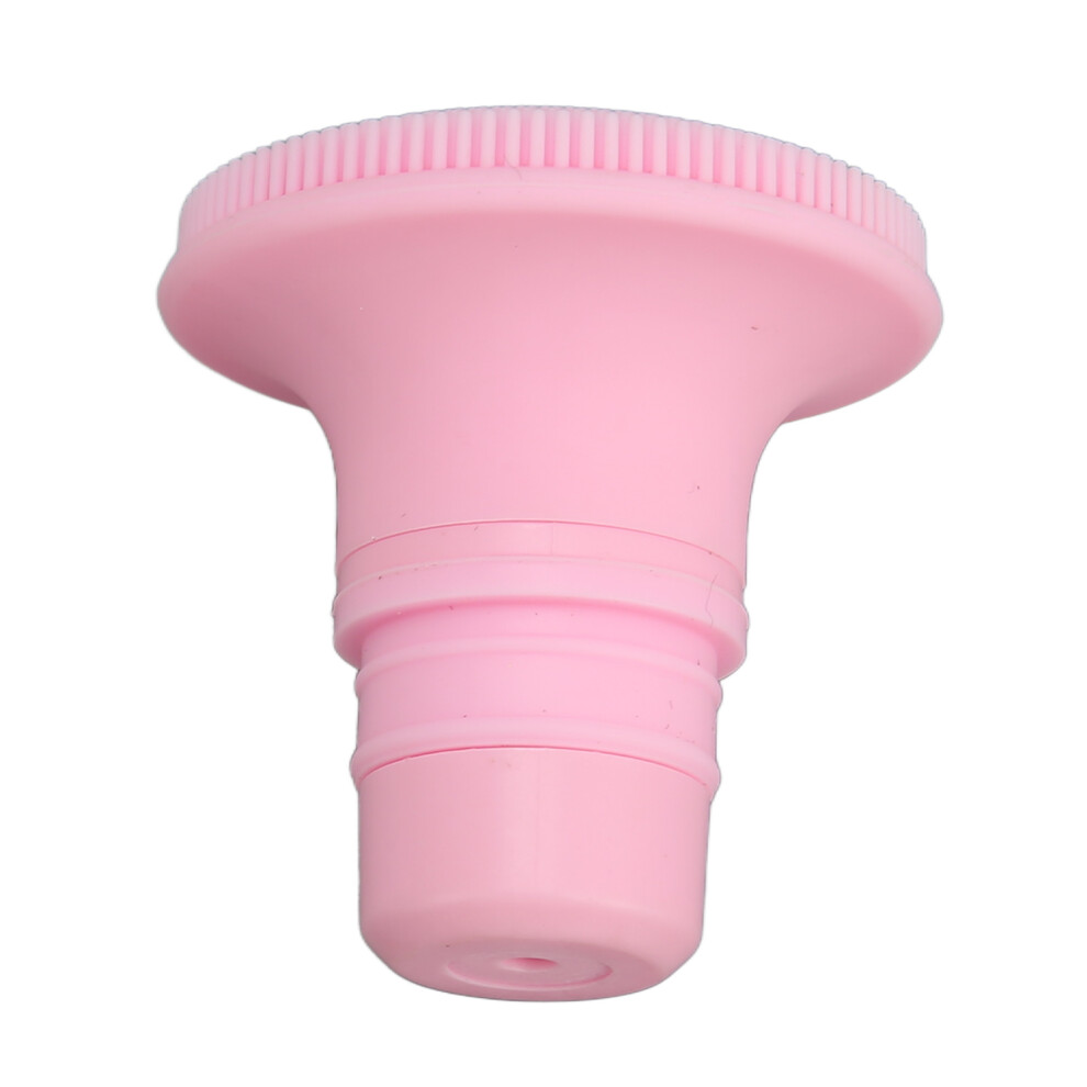 Pink Brush Fascia Massager Head Silicone Replacement Muscle Massager Head For Reducing Soreness 18Â19Mm