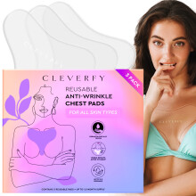 Almofadas de silicone para rugas no peito CLEVERFY para dormir reutilizveis ????(pacote com 3 em formato de T) - Almofadas para o peito anti-rug
