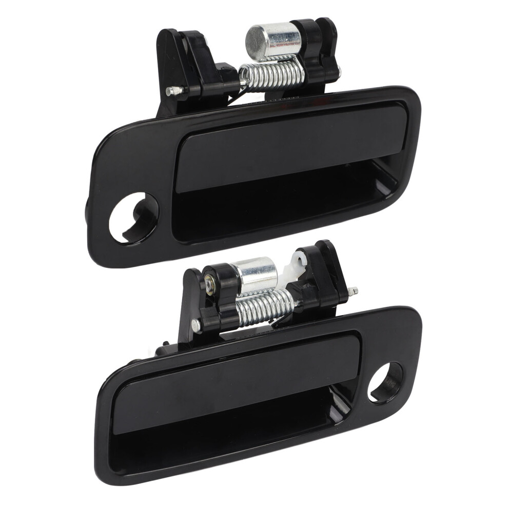 2Pcs Car Exterior Door Handle 69210Aa010 Comfortable Grasp Replacement For Camry 1997Â2001 Black 4991319347398