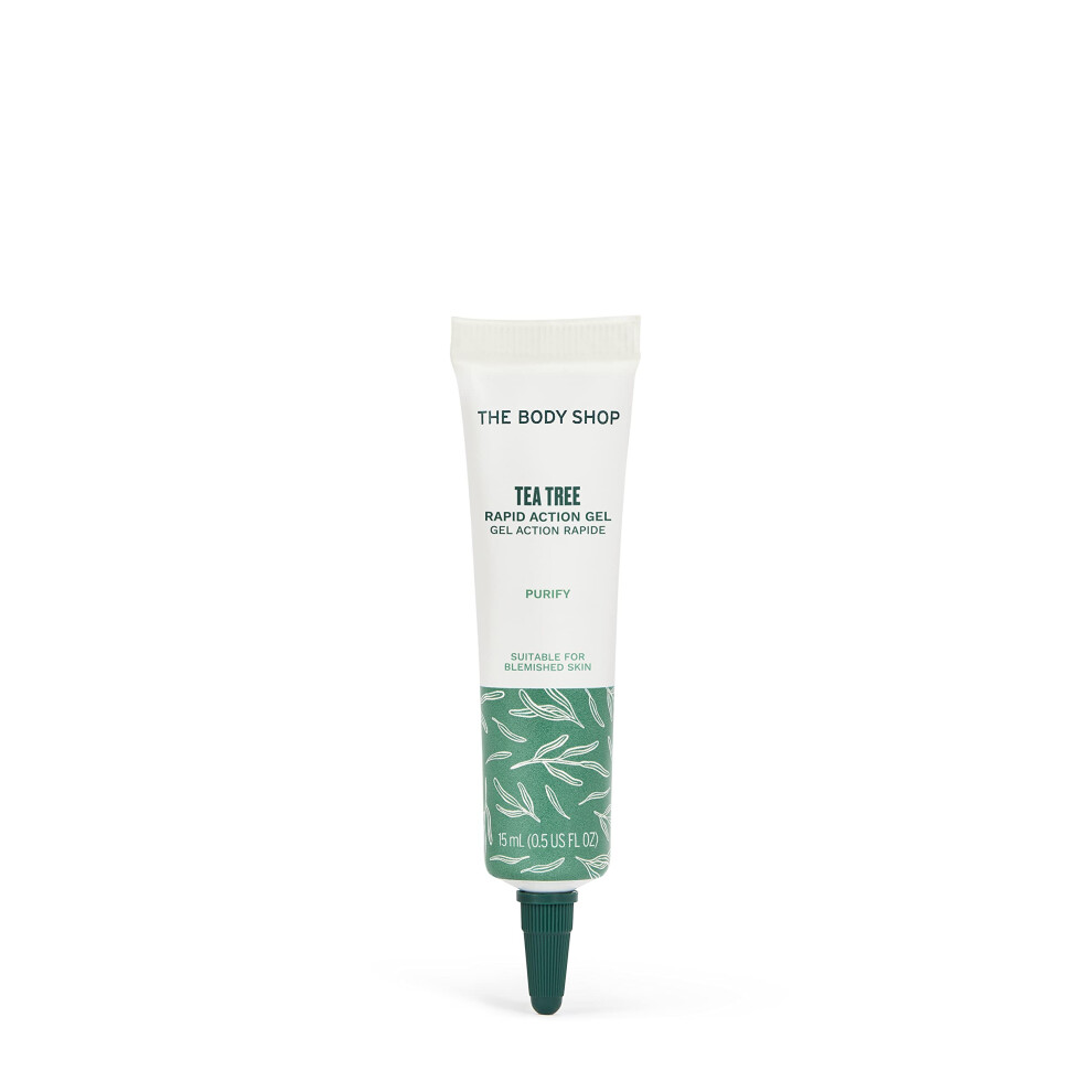The Body Shop Tea Tree Rapid Action Gel  for Oily  Blemished Skin  Purifying  Vegan 0.5 Fl Oz