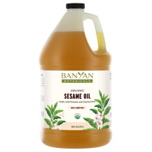 Banyan Botanicals Sesaml  Bio- und unraffiniertes ayurvedisches l zum lziehen der Haut, Haare und mehr  mehrere Gren  128 Unzen. - GVO-frei,
