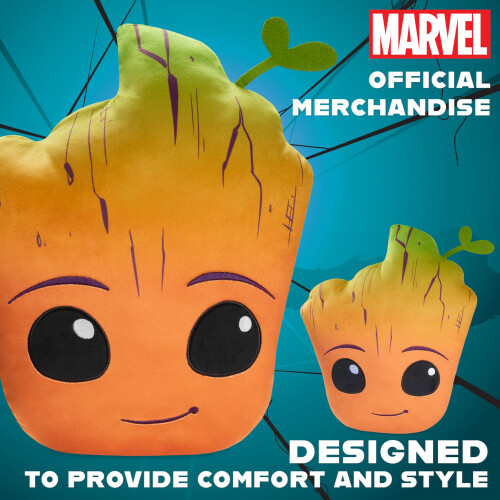 Disney Disney Stitch 3D cuscinetti cuscini peluche per accessori per la camera da letto - Gift for Kids (Orange Groot) 2
