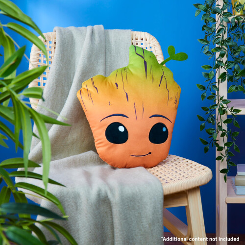 Disney Disney Stitch 3D cuscinetti cuscini peluche per accessori per la camera da letto - Gift for Kids (Orange Groot) 1