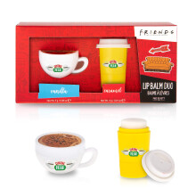 Set de Baumes à Lèvres Mad Beauty Friends (2-Pack) | Thème Central Perks Café | Caramel & Vanille