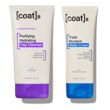 COATS Daily Blemish Defense Duo Tonreiniger 5 oz + Triple Moisture Water Cream 4,2 oz beugt Ausbrchen vor und schtzt die Hautbarriere