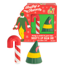 MAD BEAUTY Warner Bros Elf Lippenbalsam Duo Zuckerstange und Elfenhut, ser, fruchtiger Duft, feuchtigkeitsspendendes Geschenk, Reisegre, Weihnach