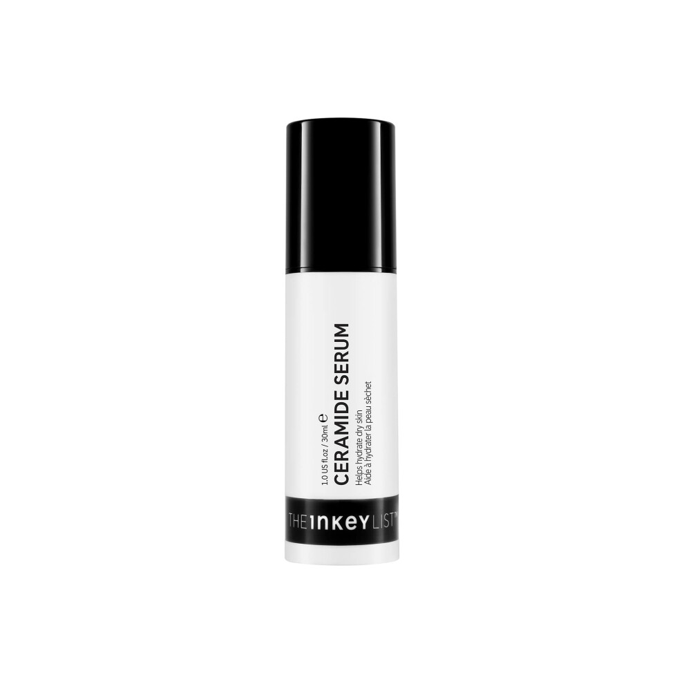 The INKEY List Ceramide Serum  Overnight Cream with Hyaluronic Acid to Rehydrate and Soothe Dry Skin  1.01 fl oz