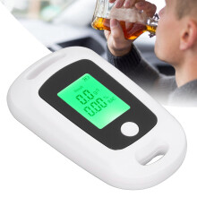 USB-Aufladbarer Alkoholtester 220 mAh Weißes LCD-Display