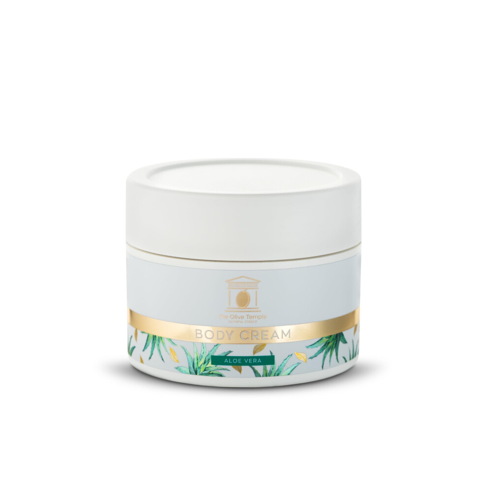 The Olive Temple Body Cream With Olive Oil & Aloe Vera - Deep Hydration And Nourishment 7.05 Fl. Oz