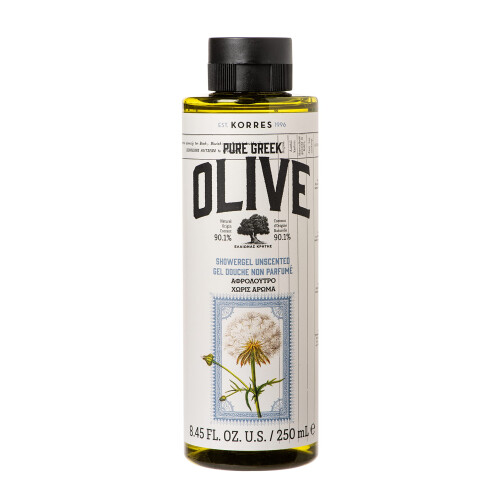 Korres KORRES Olive Shower Gel, Unscented, 8.45 fl. oz.