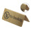 Gold 140 g Metall-Tischschild 12  5,3 cm 16