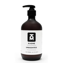 KAEME KRPERWSCHE MIT SCHWARZER SEIFE, OHNE PARFM, 500 ml handgefertigt, ohne Tierversuche, mit Alata Samina, Pumpe, schwarze Seife aus Ghana