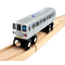MUNI PALS Munipals Staten Island Railway Houten Spoorweg - Veilige en Getest Houten Trein
