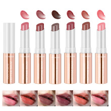 YIBABY 6 peas Lip Tint Blsamo labial matizado hidratante Conjunto de batom brilhante nutritivo profundo de longa durao Blsamo labial hidrata