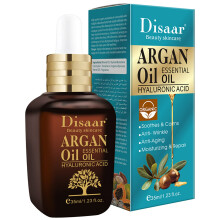 DISAAR Beauty Olejek arganowy Olejek eteryczny Kwas hialuronowy Lagodzi Uspokaja Przeciwzmarszczkowy Przeciwstarzeniowy Nawilzajacy Naprawczy Pie