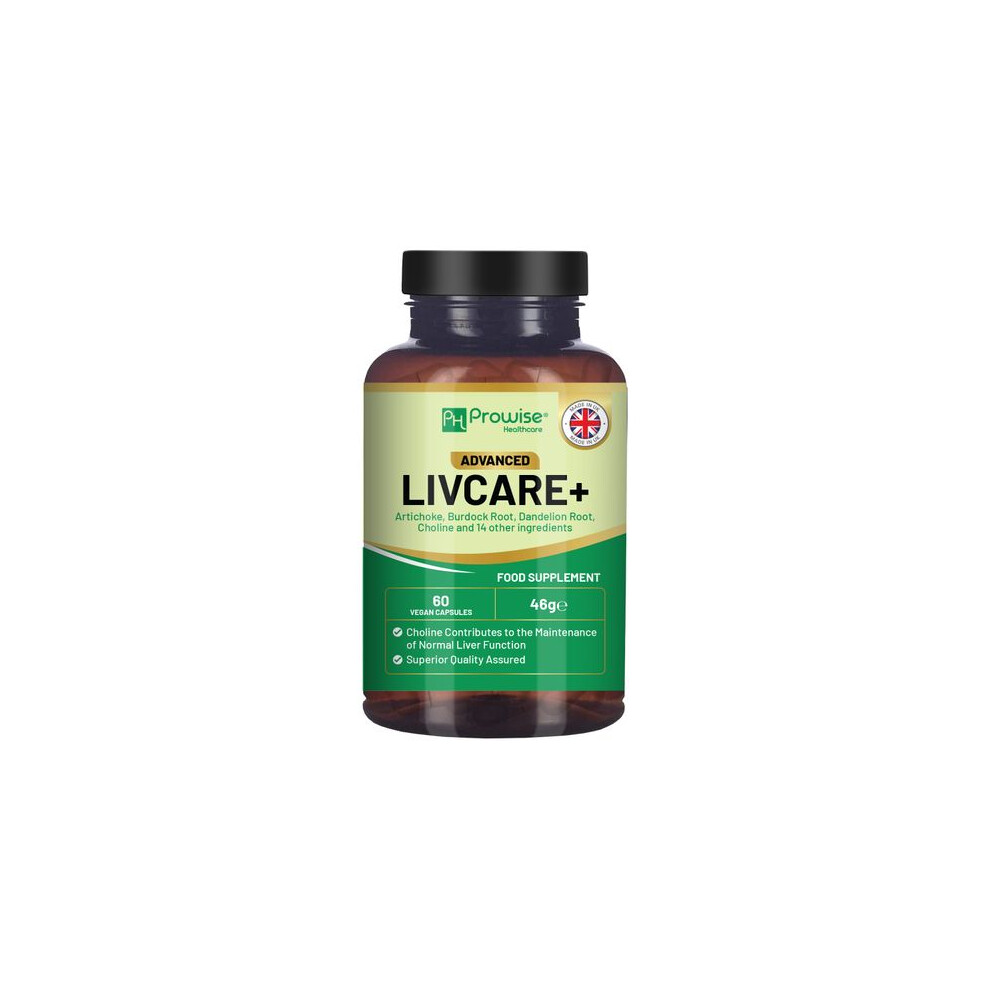 Prowise Healthcare Prowise Advanced Livcare+ 60 Capsules Liver Cleanse Detox And Repair